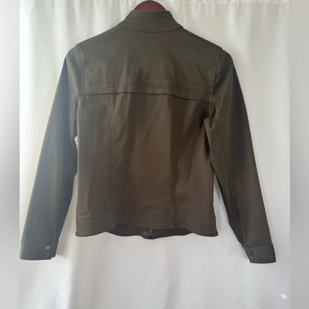Liverpool Women’s Olive Green Military-Inspired Jacket – Like New, Size S
